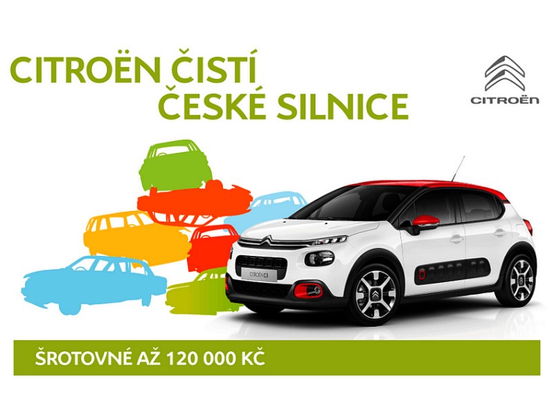 Citroën jde příkladem nabídkou šrotovného